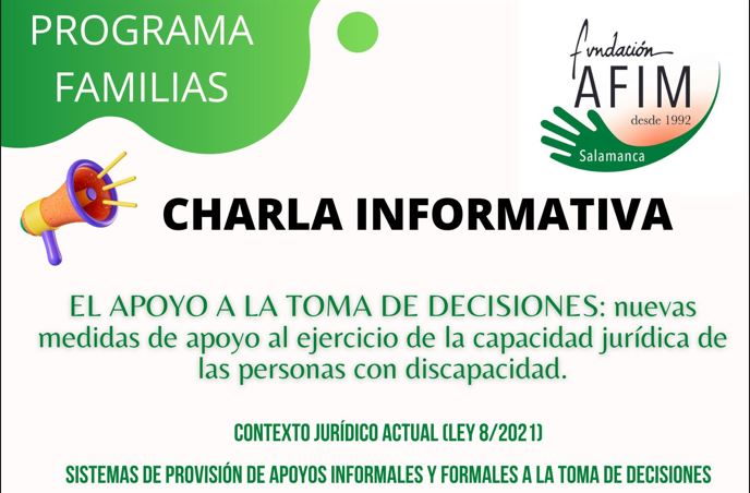  Charla informativa en Salamanca sobre la capacidad jurídica de las personas con discapacidad