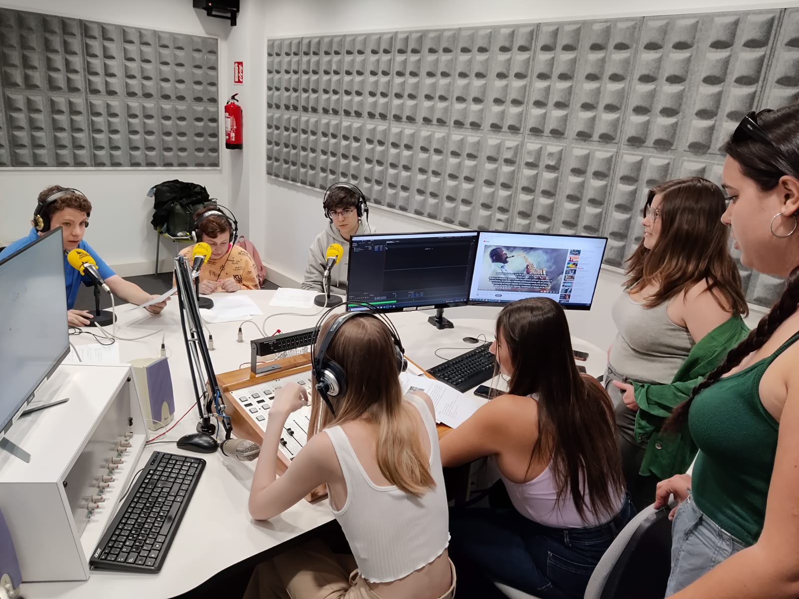  Prácticas inclusivas de radio con alumnos de la UPSA: ¡toda una experiencia!
