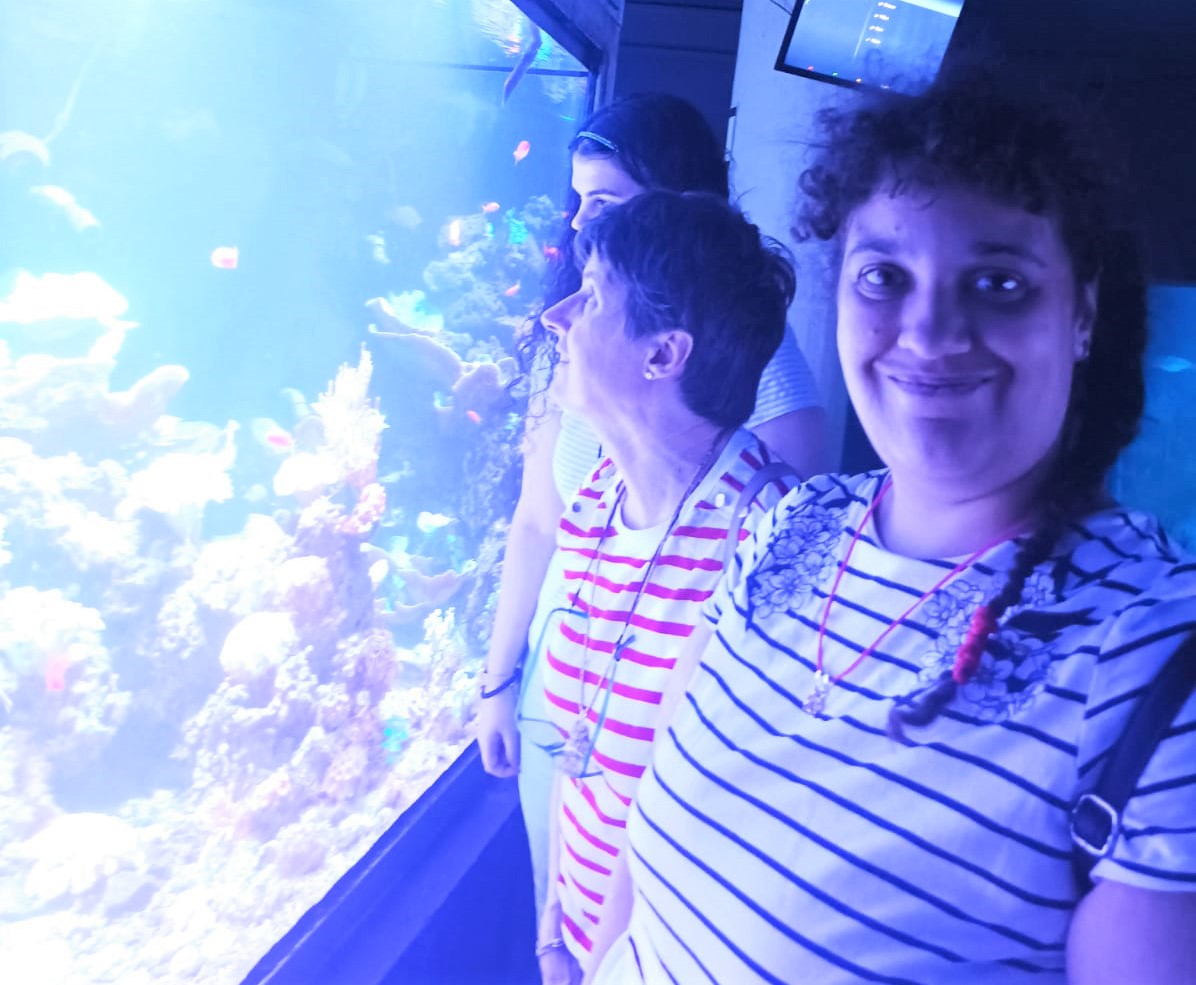  Un grupo de Fundación AFIM visita el acuario de la Universidad de Murcia