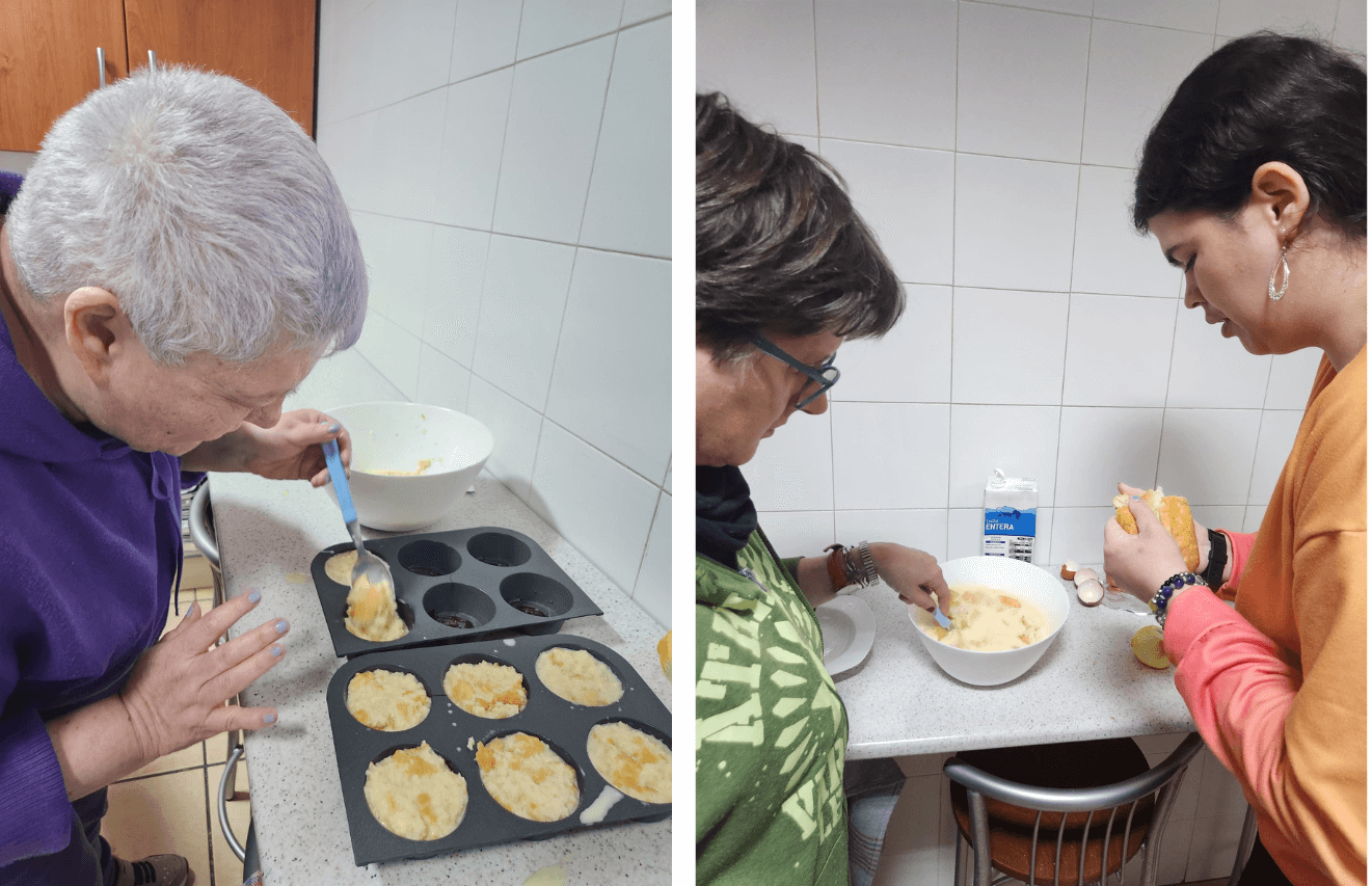  El proyecto de cocina, protagonista del programa de actividades básicas de la vida diaria