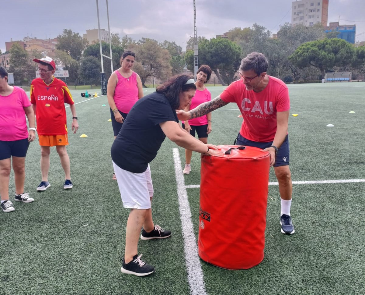  Fundación AFIM Valencia vive una jornada inolvidable de rugby inclusivo junto al CAU Valencia